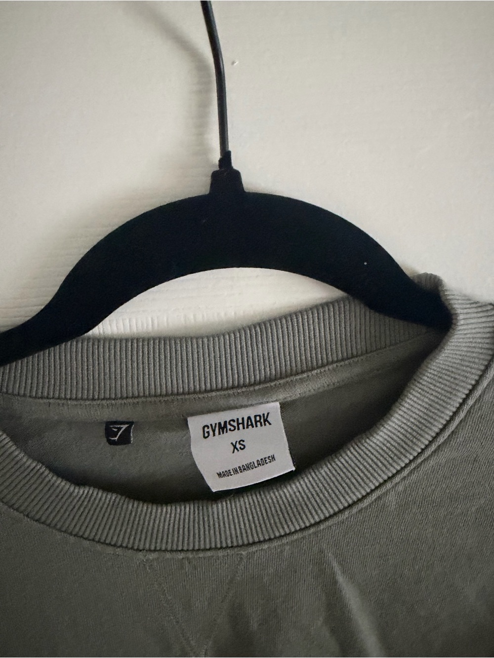 Gymshark Olive Green Cropped Crew Tee - Picture 5 of 5